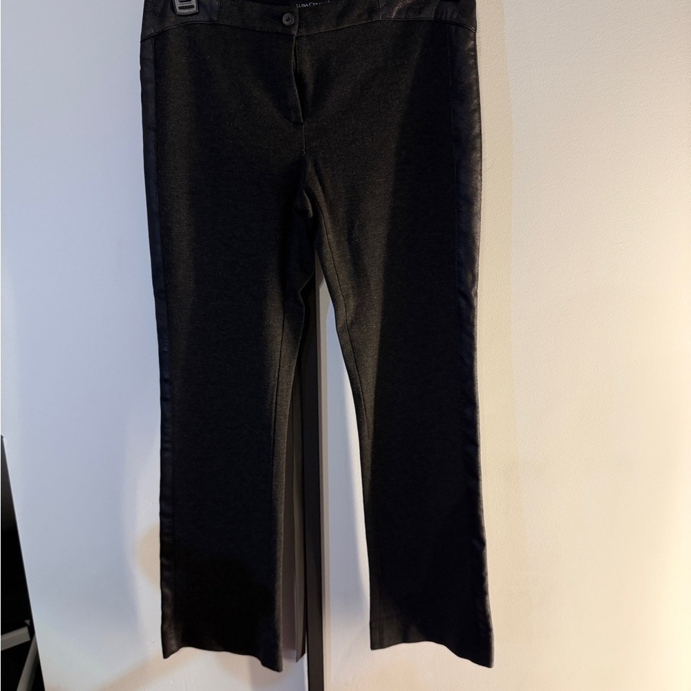 EUC Luisa Cerano size 8 Black Dress Pants